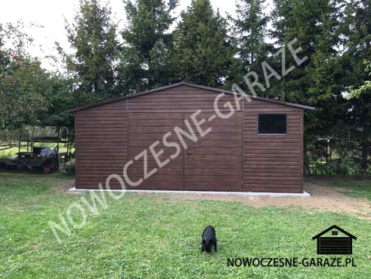 Garaż 6x3.5m Orzech