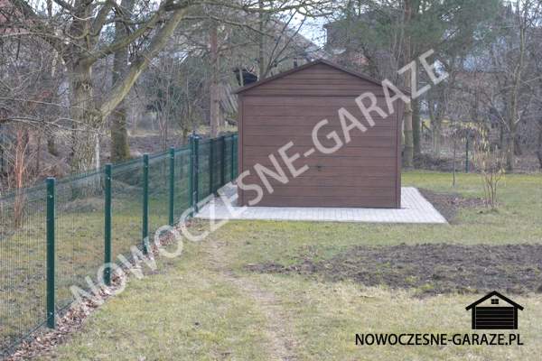 Garaż 3x5m Orzech