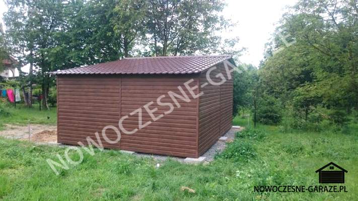 Garaż 6x6m Orzech